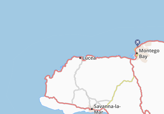 Mapa Lucea