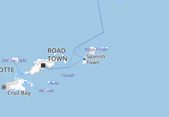 Mapa Spanish Town
