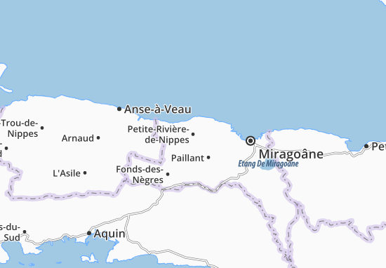 Mapa Petite-Rivière-de-Nippes