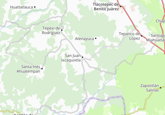 Mapa San Juan Ixcaquixtla