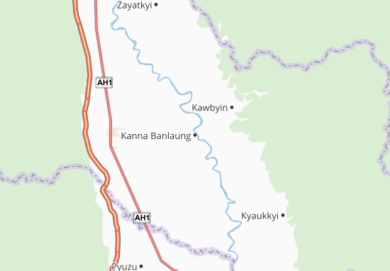 Mapa Kanna Banlaung