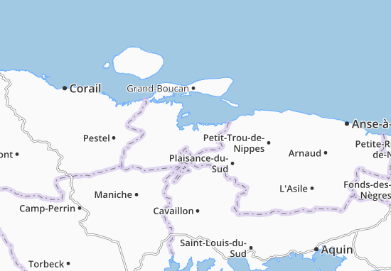 Kaart Plattegrond Barradères