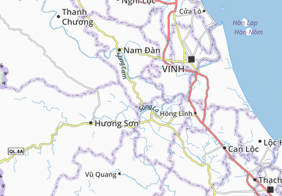 Kaart Plattegrond Nam Kim