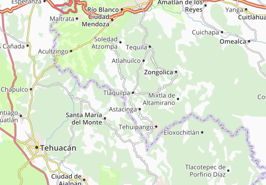 Mapa Tlaquilpa