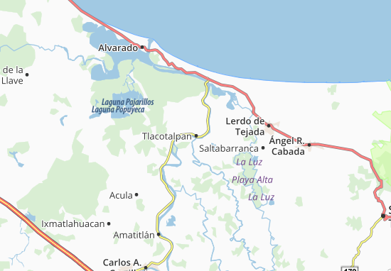 Mapa Tlacotalpan