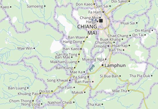 Mapa San Pa Tong