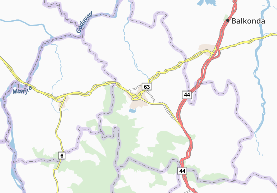 Mapa Nizamabad