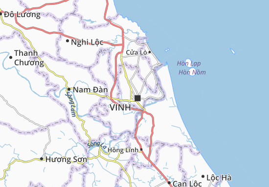 Karte Stadtplan Hưng Phúc
