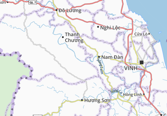 Karte Stadtplan Thanh Yên