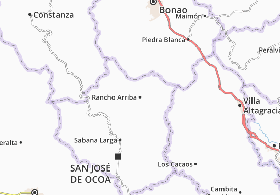 Karte Stadtplan Rancho Arriba