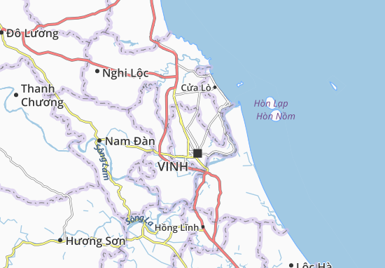 Karte Stadtplan Nghi Phú