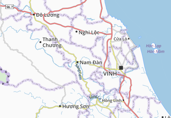 Kaart Plattegrond Nam Xuân