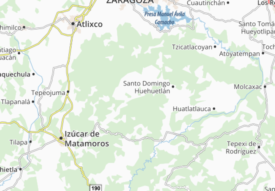 Teopantlán Map