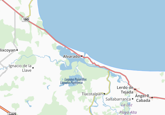 Mapa Alvarado
