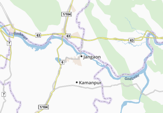 Mapa Jangaon