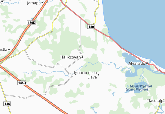 Mapa Tlalixcoyan