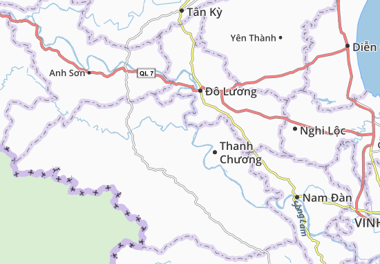 Mapa Thanh Tiên