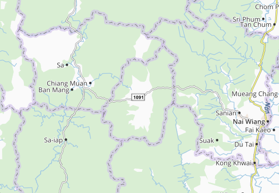 Karte Stadtplan Ban Luang