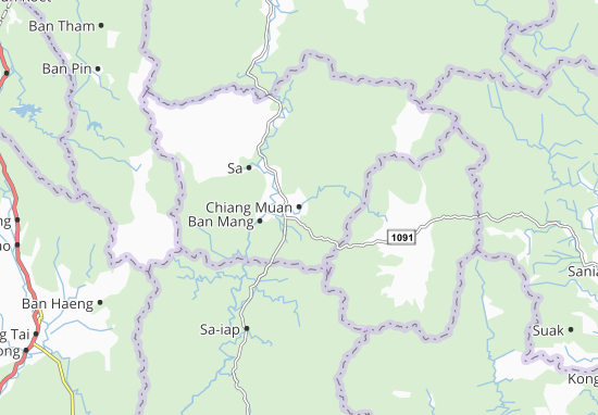Mapa Chiang Muan