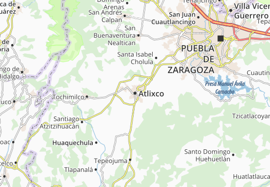 Mapa Atlixco