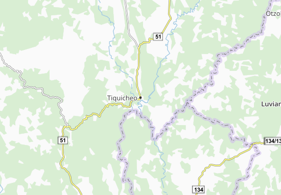 Mapa Tiquicheo