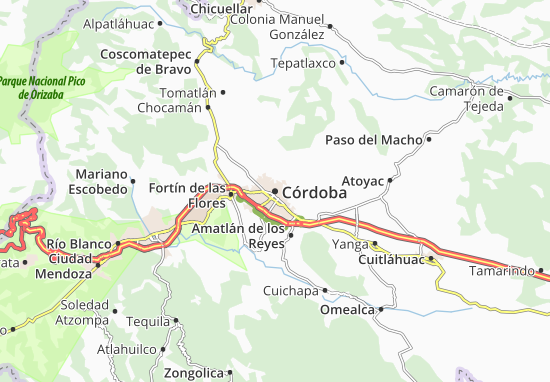 Karte Stadtplan Córdoba