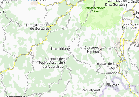 Texcaltitlán Map