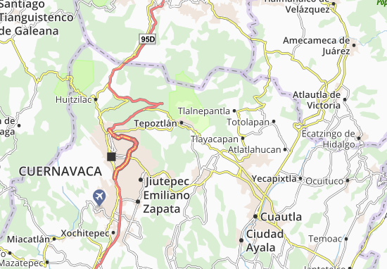 Mapa Santiago Tepetlapa