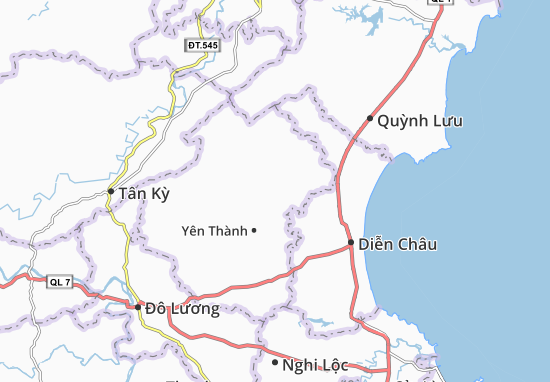 Karte Stadtplan Lăng Thành