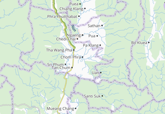 Kaart Plattegrond Chom Phra