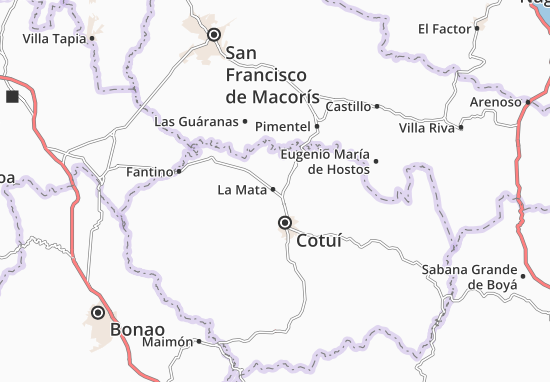 Karte Stadtplan La Mata