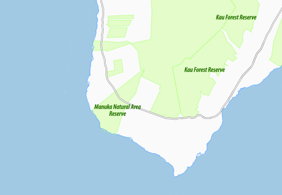 Michelin Hawaiian Ocean View Estates Map Viamichelin 7107