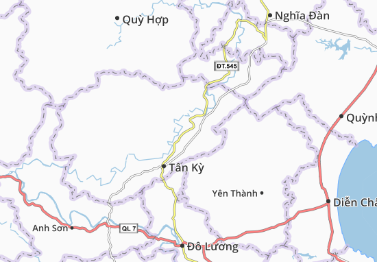 Kaart Plattegrond Nghĩa Dũng
