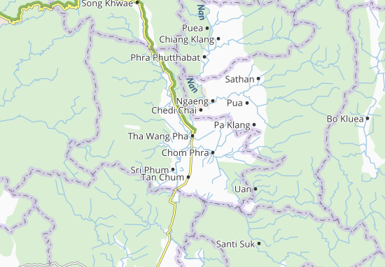 Mapa Tha Wang Pha