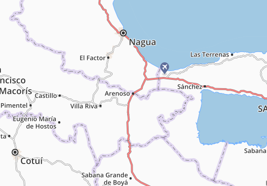 Arenoso Map