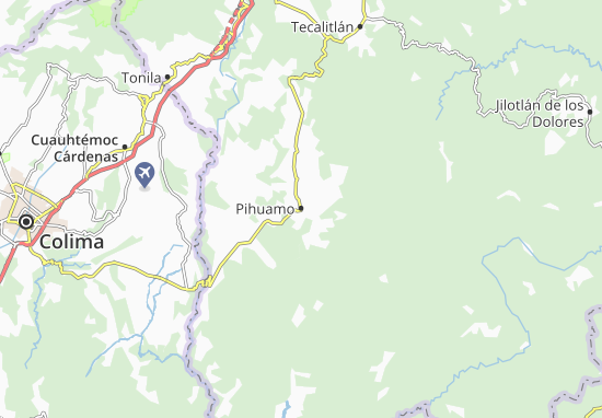 Kaart Plattegrond Pihuamo