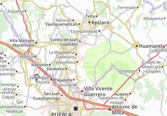 Michelin San Francisco Tetlanohcan Map Viamichelin