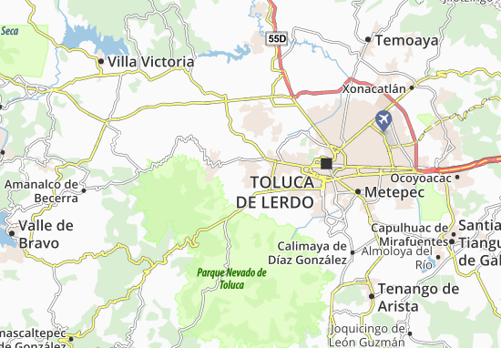 Mapa San Antonio Acahualco