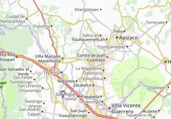 Karte Stadtplan Panotla