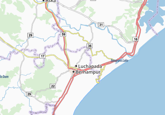 Mapa Gurunthi