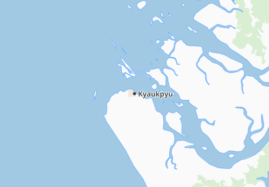 Mapa Kyaukpyu