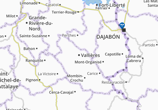 Vallières Map