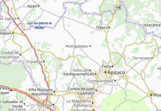 Mapa San Lucas Tecopilco