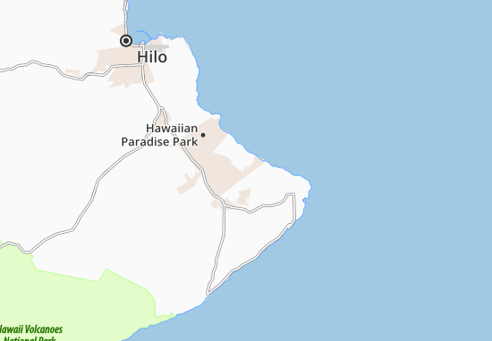 Kaart Plattegrond Hawaiian Beaches