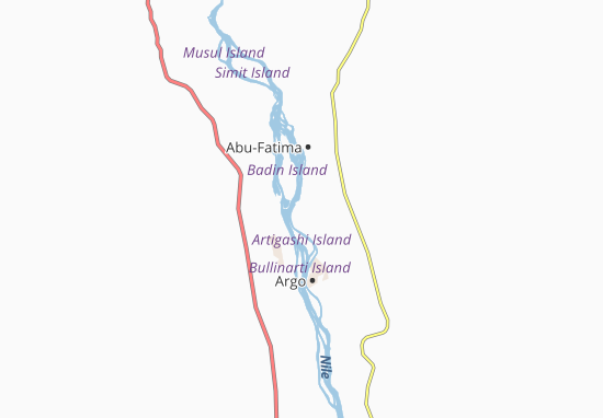 Karte Stadtplan Kerma