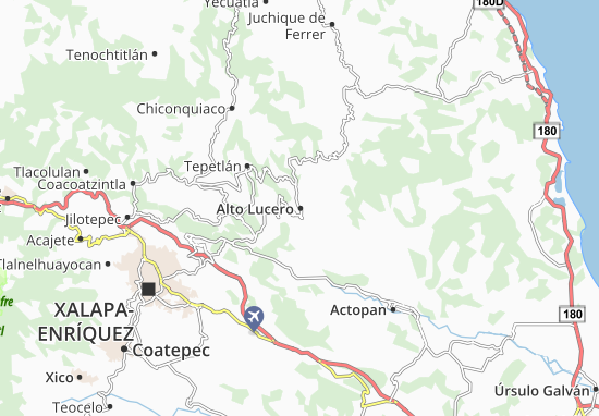 Alto Lucero Map