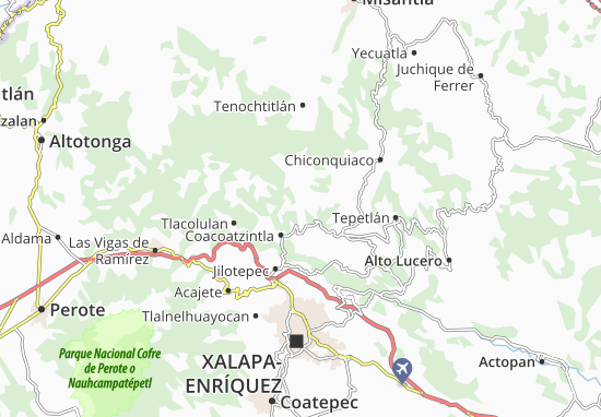 Tonayán Map