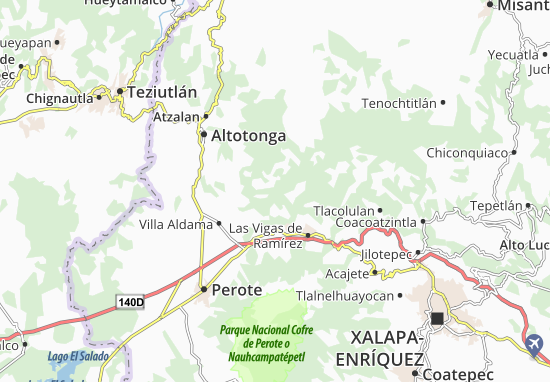 Mapa Las Minas