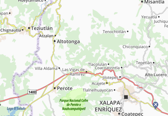 Karte Stadtplan Tatatila