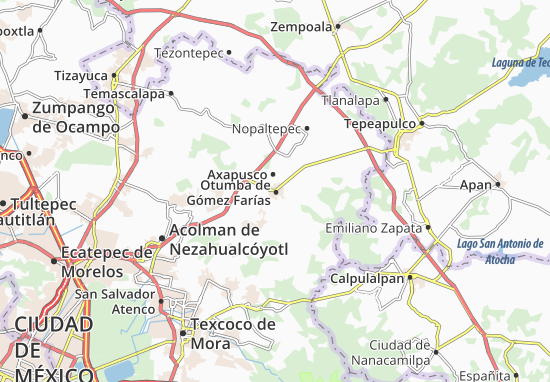 Mapa Otumba de Gómez Farías